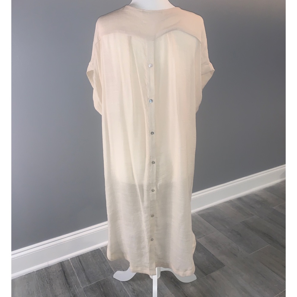 Astr The Label Button Back Gauze Tunic M - image 4